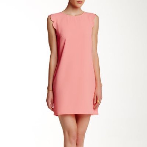Everly Dresses & Skirts - NWT Scalloped Sleeveless Shift Pink Small